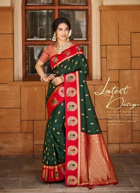 Veena Silk By Bunawat Silk Wedding Wear Sarees Wholesale Shop In Surat
